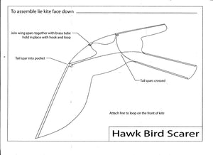 Peregrine Pro Hawk Kite with 5 metre pole kit