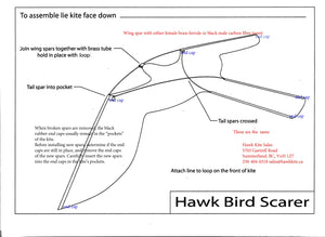 Spars for Peregrine Pro Hawk Kite